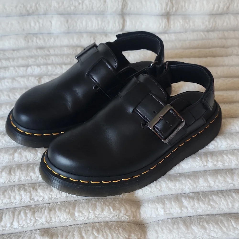 Black Dr. Martens Jorge II Mules - Picture 1 of 7